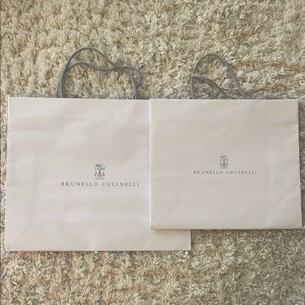 Brunello Cucinelli shopping bags